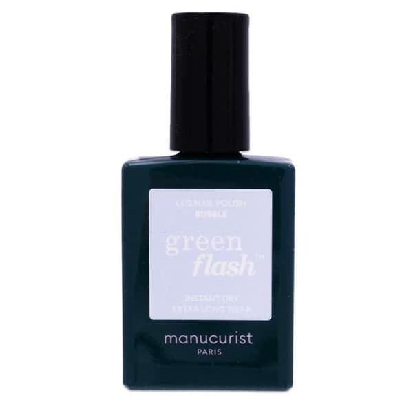 Nagellack - Manucurist - Bubble - Green Flash (Blå) - Vegansk formel - 15 ml
