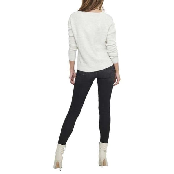Pullover med v-ringning kvinnors JDY Elanora - moln danser - 2XL