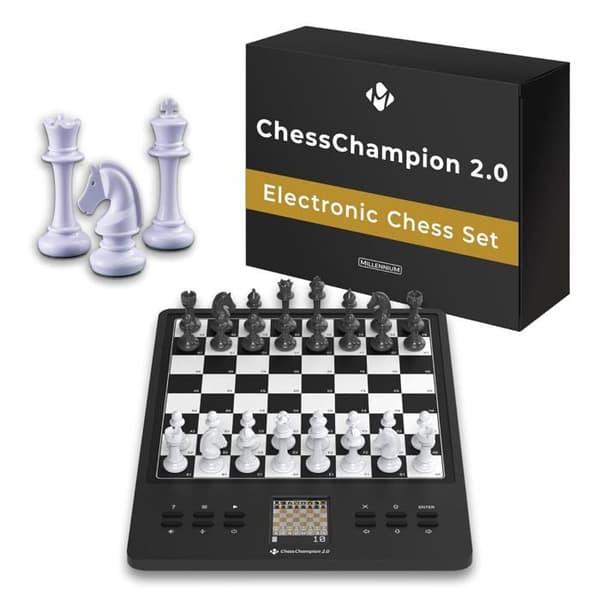 Schackspel - MILLENNIUM 2000 - Millennium 2000 M808 - Blandad - Flerfärgad - 6+