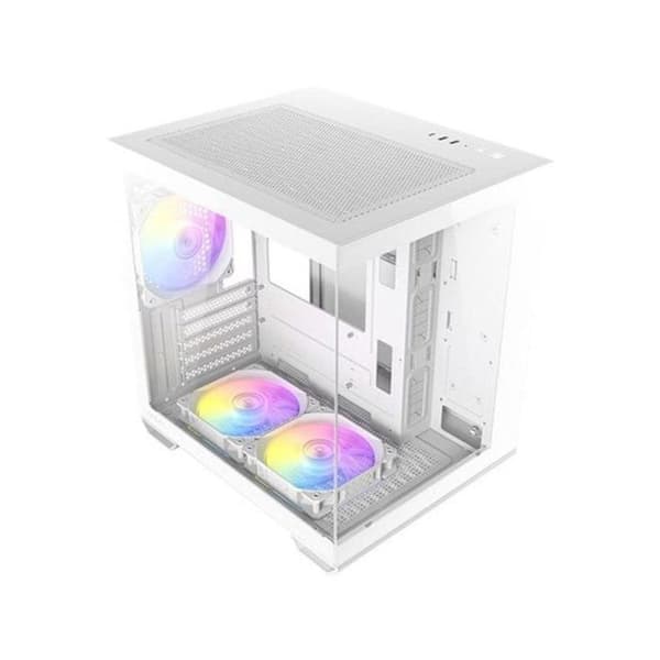 Antec CX60M ARGB Vit Mini-Tower Vit Härdat Glas USB 3.0 Micro-ATX