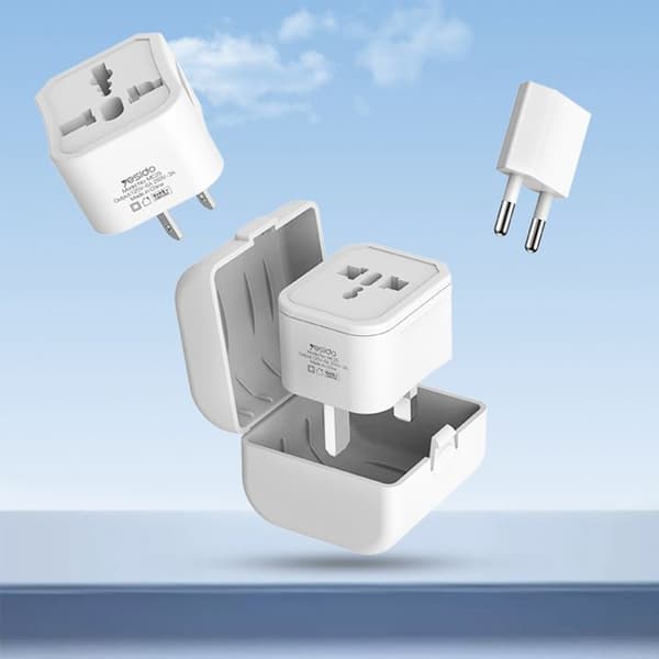 Universell nätadapter, 750 W - Yesido (MC25) - Vit