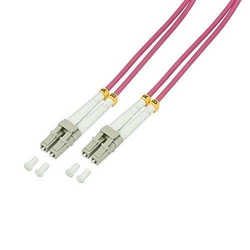 OM4 50-125µ LC LC fiberoptisk patchkabel - 15 M