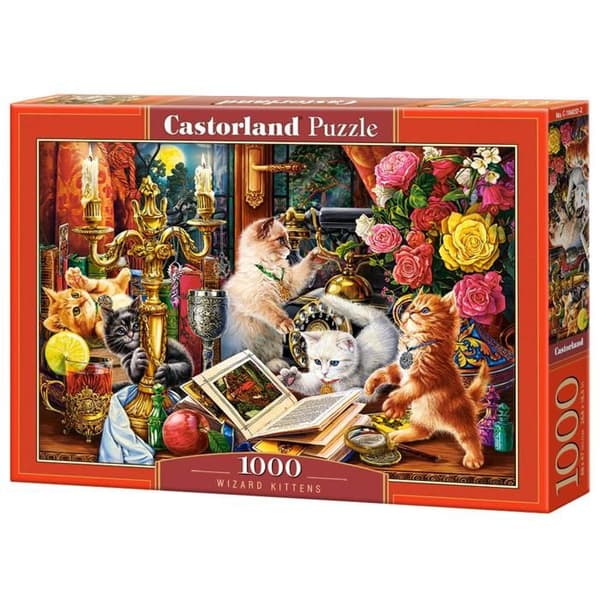 "Pussel 1000 bitar: Kattungar Häxor"