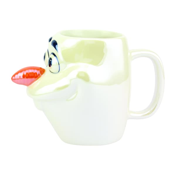 3D-mugg - DISNEY - Fryst - Olaf - Vit - Rund - Barn
