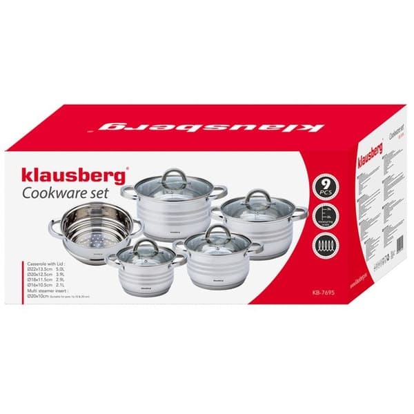 GRENDE SET MED 9 DELAR KLAUSBERG KB-7695