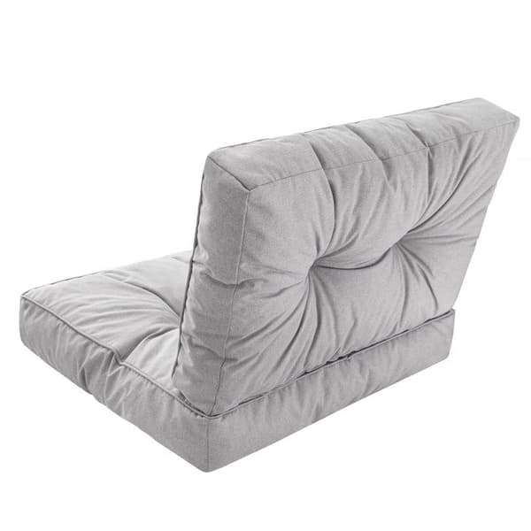 Kudde anthracit 59x59 för soffa eller fåtölj i flätad resin