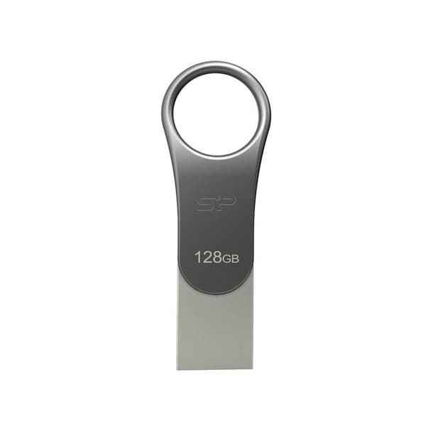 Clé USB - SILICON POWER - Mobile C80 - 128 Go - USB 3.0 - USB typ C - Titan