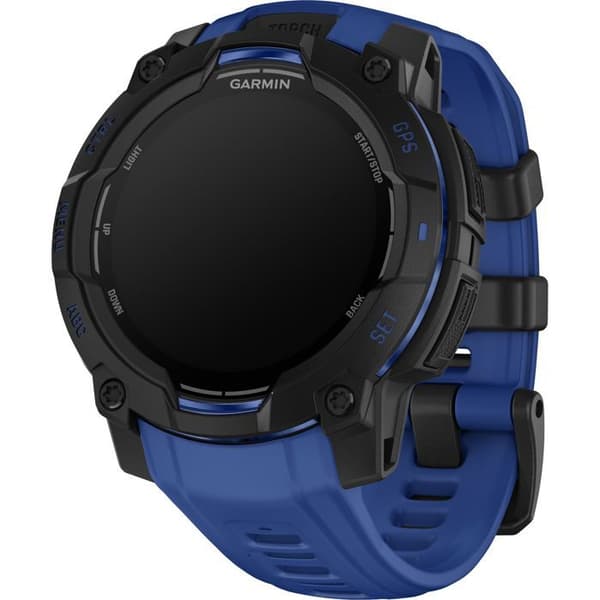 Smartklocka - GARMIN - Instinct 3 - 1,2" - 45 mm - Amoled - Svart/blå