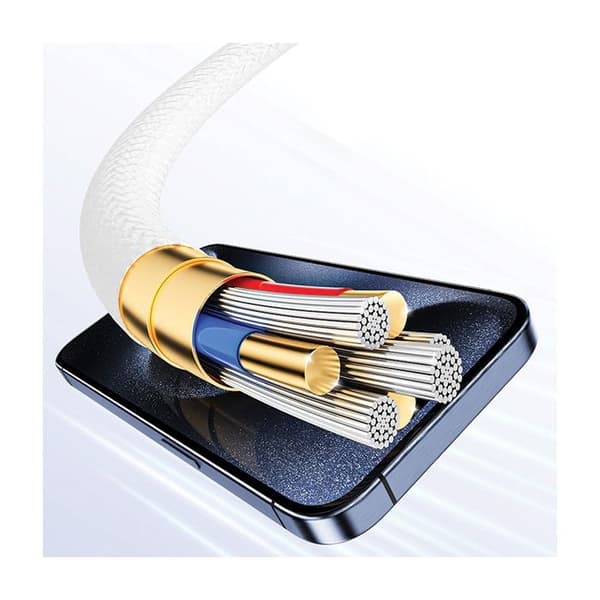 USB-C-kabel AWEI 1 m 60 W Snabbladdning Svart