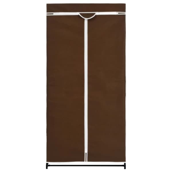 vidaXL 2 st Garderober Brun 75x50x160 cm