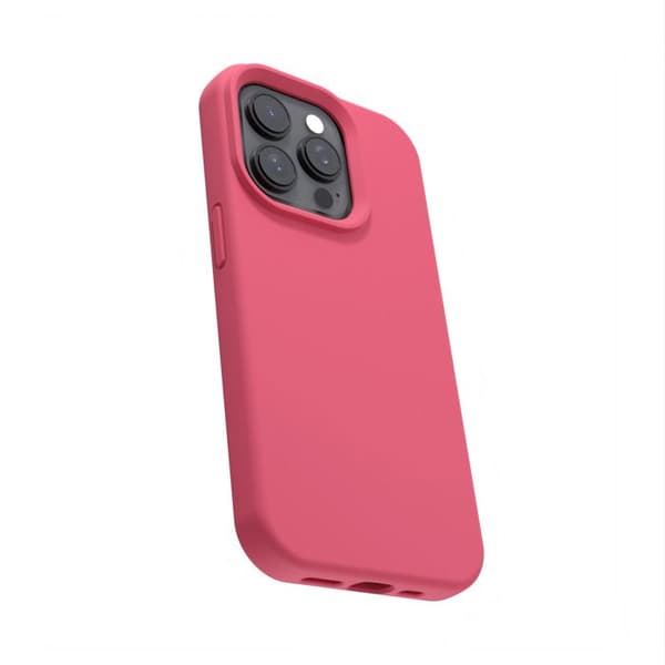 Etteri silikonfodral för iPhone 15 Pro Max 6,7" hallon
