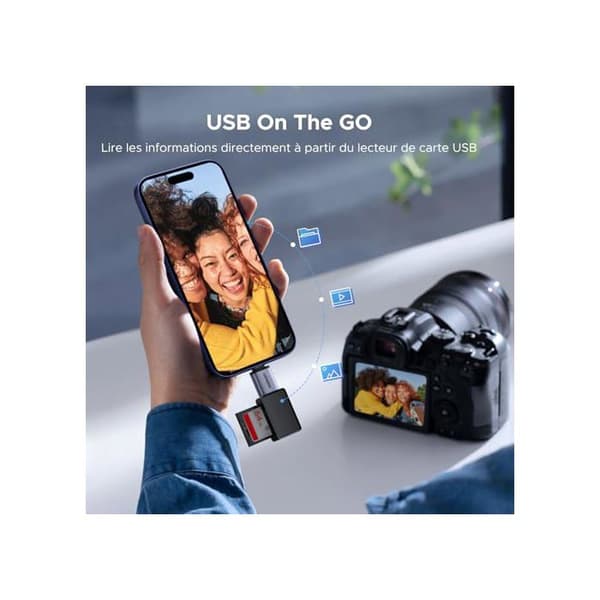USB C till USB A OTG-adapter - UGREEN - 10Gbps - 4-pack - Kompakt & Hållbar
