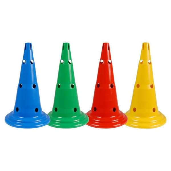 CONE MULTIJEUX 50 cm 12 Hål gul Sea