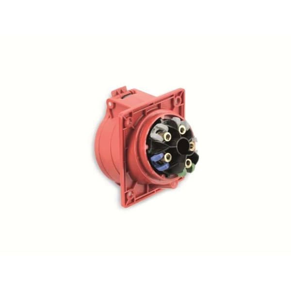 CEE 16 A - PCE - Lutande modell - 5 poler - 400 V - Röd