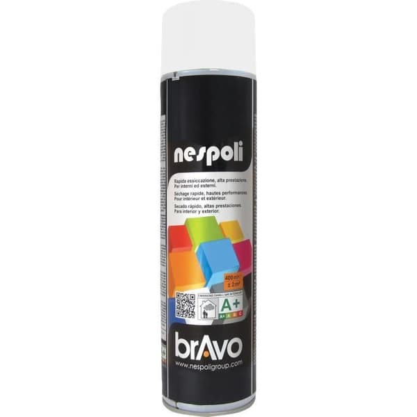 NESPOLI Sprayfärg - Glänsande snövit - 600 ml