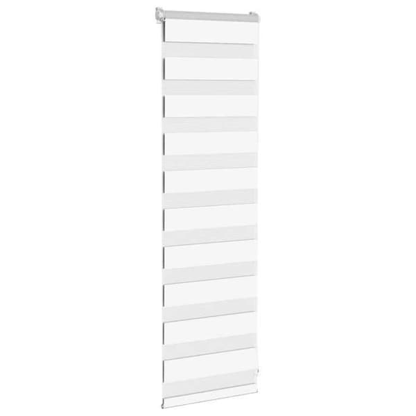 vidaXL Butik zebra vit 40x100 cm tygbredd 35,9 cm polyester 4014717