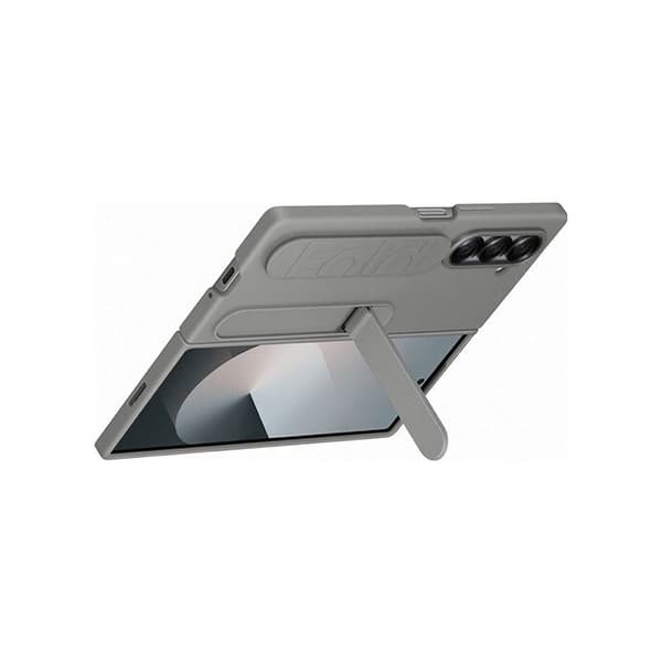Coque - Samsung - Galaxy Z Fold 6 - Grå - Mjuk - Utbyttbar rem