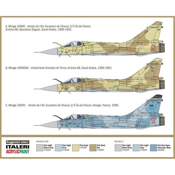 Modellflygplan militärt: Mirage 2000 (Persiska viken-kriget)