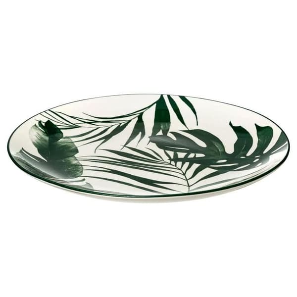 Servis 18 Delar "Palme" 26cm Grön