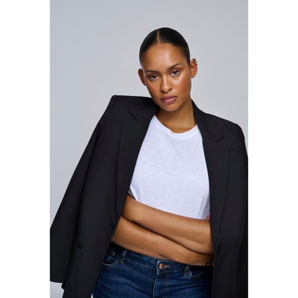 Kvinna Blazer Pulz Jeans Bindy