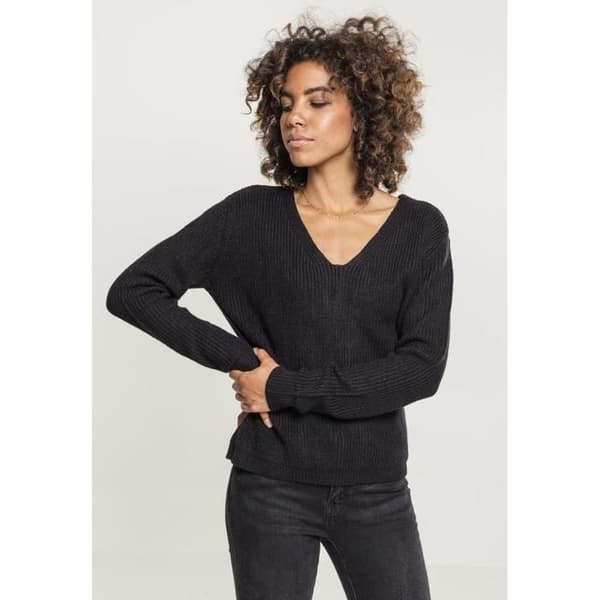 Sweatshirt dam Urban Classic med snörning bakåt