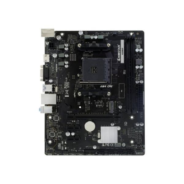 Platskort Biostar A520MHP AM4 DDR4 micro ATX stöder upp till 64GB RAID PCIe M.2