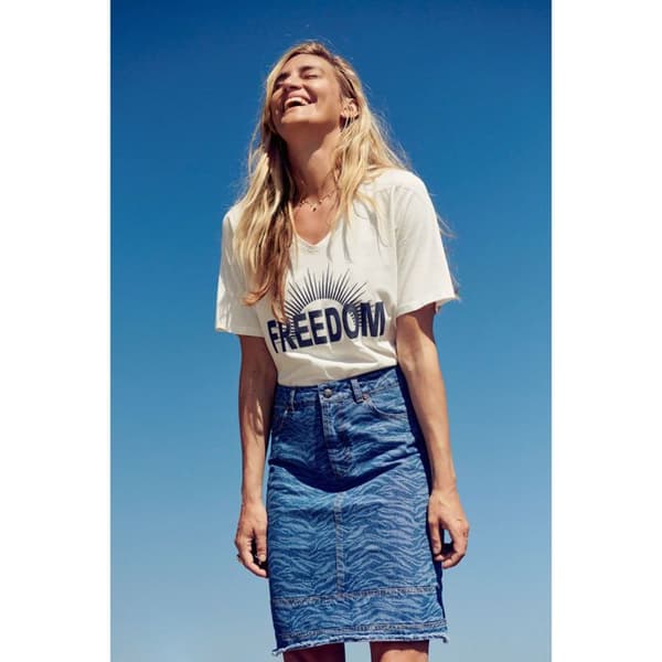 Jeanskjol dam Pulz Jeans Zamala