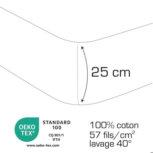 Barnsängkläder med tryck 100% bomull - AVENGERS TEAM - Vit - 90x190/200cm