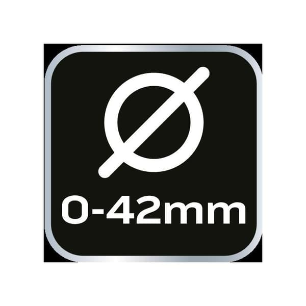 Plastslangskärare 0-42mm