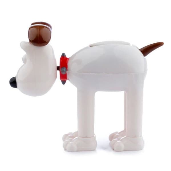 Figur - PUCKATOR - Gromit - Drivs av solenergi - Ingen batteri - Höjd 9 cm