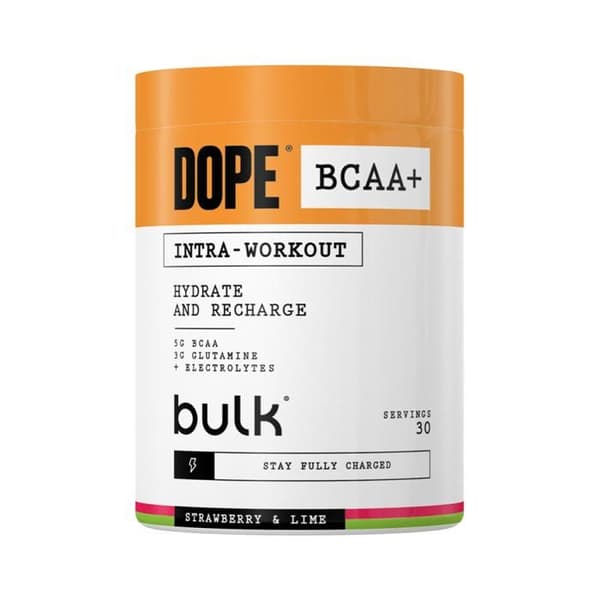Dope BCAA+ 360g Jordgubb och lime Bulk Aminosyror - BCAA
