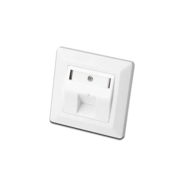 RJ-45 uttag - ASSMANN ELECTRONIC DN-93811 - Vit - Skydd - Inomhus