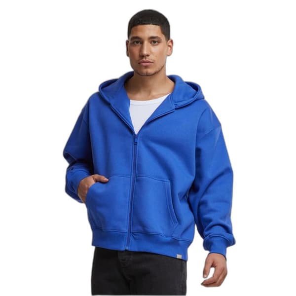 DEF Hoodie med dragkedja