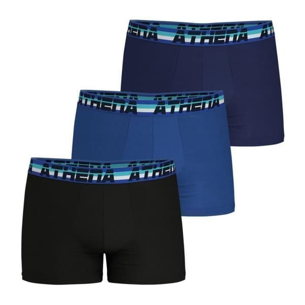 Set med 3 boxershorts herr 720 Stretch Bomull Athena