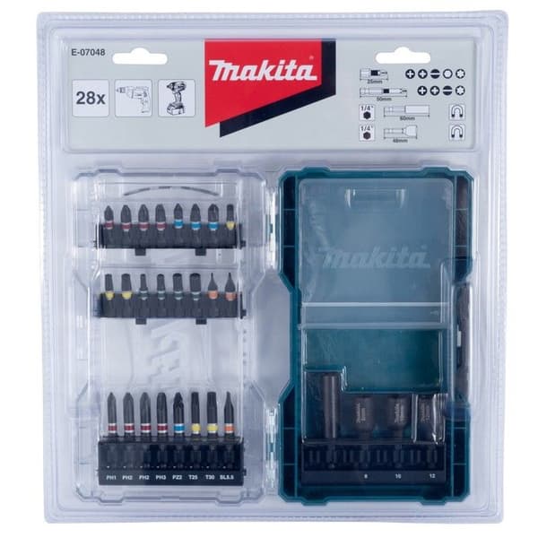 MAKITA 28-delat skruvset - E-07048