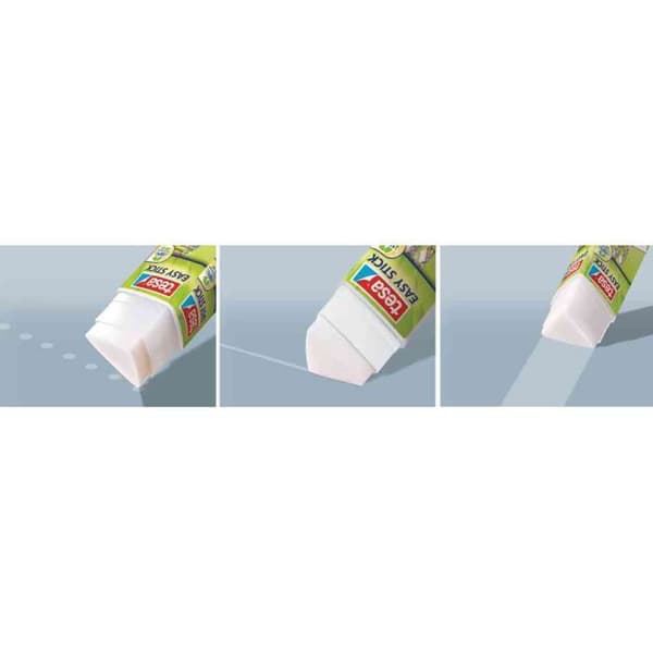 Limstift - TESA - Easy Stick - 12 g - Triangulär - 100 % återvinningsbar - Biologiskt nedbrytbar