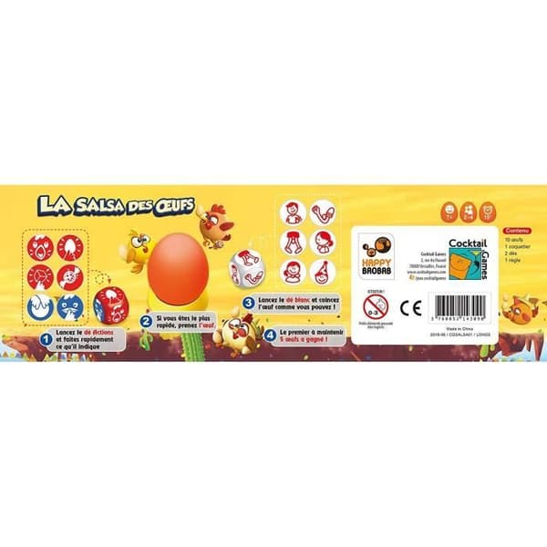 Brädspel för barn - ASMODEE - Äggsalsa - Festspel - Från 7 år