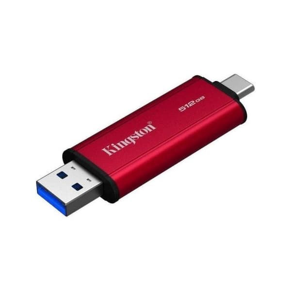 Kingston Disk Duro Dual USB-A/C 512GB SSD 1050MB/s Kompakt Plug&Play
