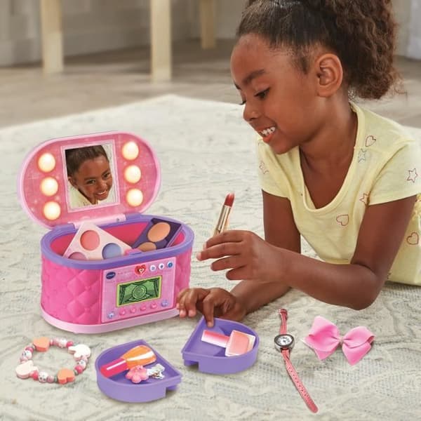 VTECH - KIDISECRETS - MIN MAGISKA SKÖNHETSVÄSKA - Rosa