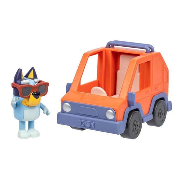 Spectron Bluey 4x4 leksaksbil med Bluey-figur - äventyrssats