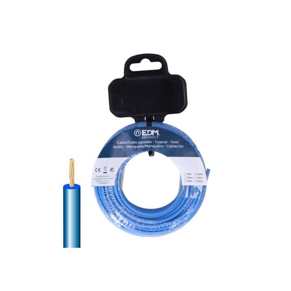 Kabel H07z1-k 6 Mm² Blå 15 M