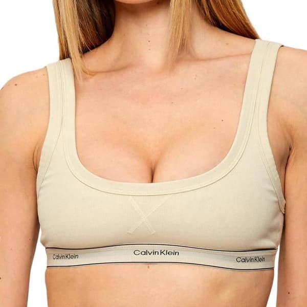 Beige BH Dam Calvin Klein Jeans Ovadderad