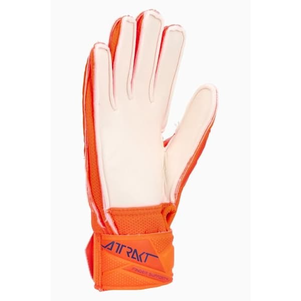 Målvaktshandskar barn Reusch Attrakt Solid Finger Support - chockerande orange/blå