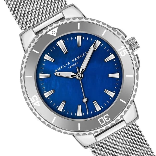 Kvinnoarmbandet Amelia Parker Aquelle Mesh