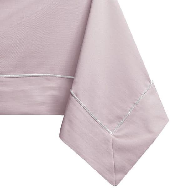 Rektangulär duk DecoKing Pure 160 x 450 cm - Puderrosa borstad, 50% bomull/50% polyester