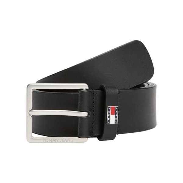 Svart bälte Herr Tommy Hilfiger Flag Läder 4.0