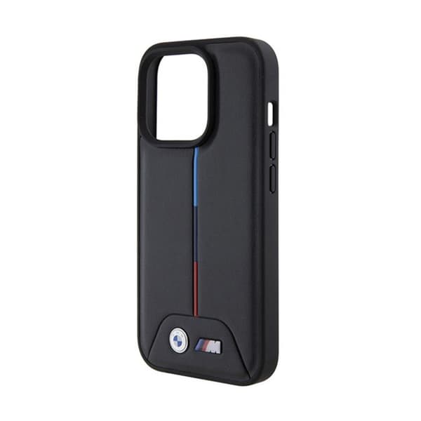 Telefonfodral - BMW - iPhone 15 Pro - Vadderad - Trikolor - Stötskydd