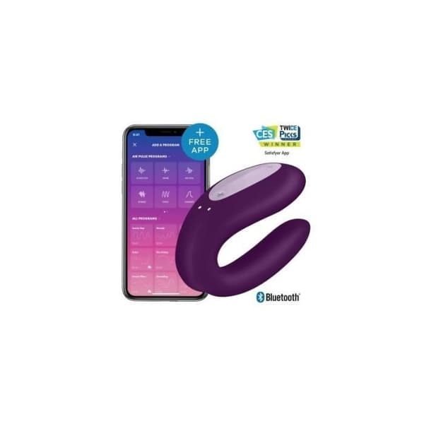 Double Joy Purple Uppladdningsbar Android Bluetooth Control Purple