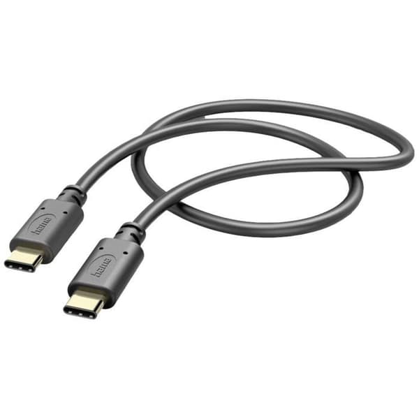 USB-kabel - Hama - 00201589 - 1 m - USB 2.0 - USB-C - Svart