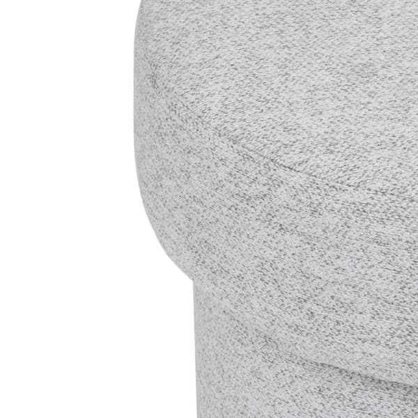 Puff "Kita" D37cm grå - Atmosphera Inredningsdesigner